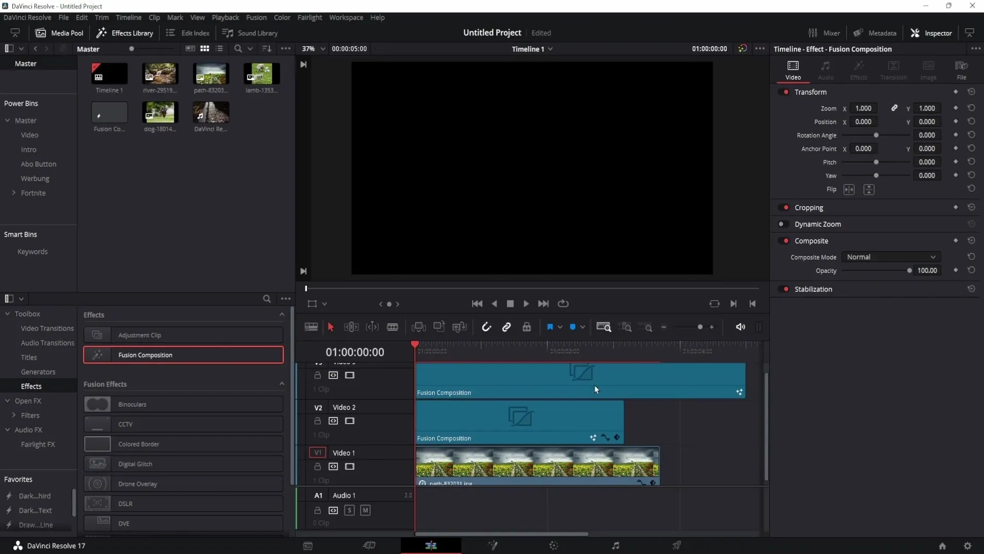 Bentuk kreatif dalam DaVinci Resolve: Panduan lengkap untuk membuat bentuk di area Fusion