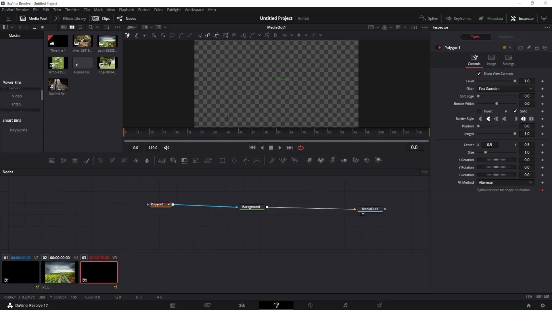 Bentuk kreatif dalam DaVinci Resolve: Panduan lengkap untuk membuat bentuk di area Fusion