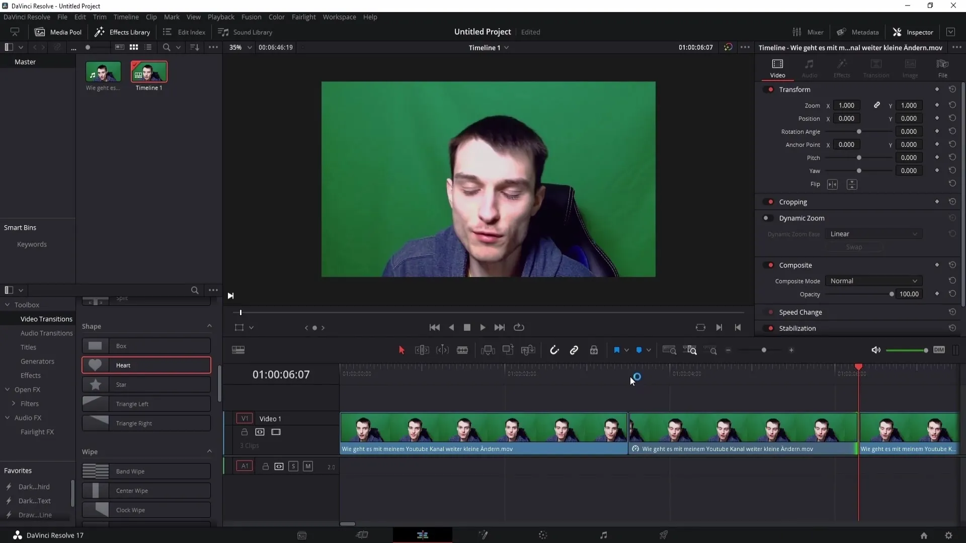 DaVinci Resolve'da kareleri oluşturmak - İşte yapılışı