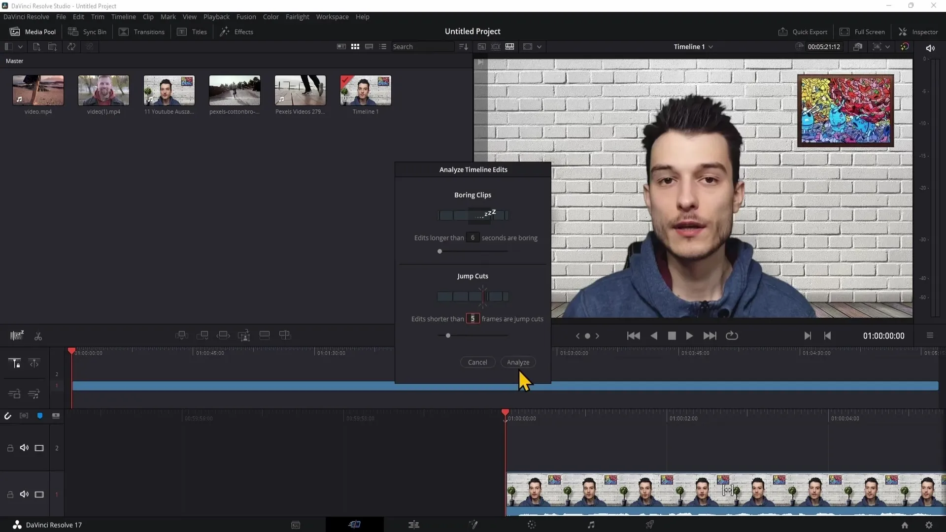 Kedelig detektor i DaVinci Resolve - Tips til at forbedre dine videoer med dynamiske effekter