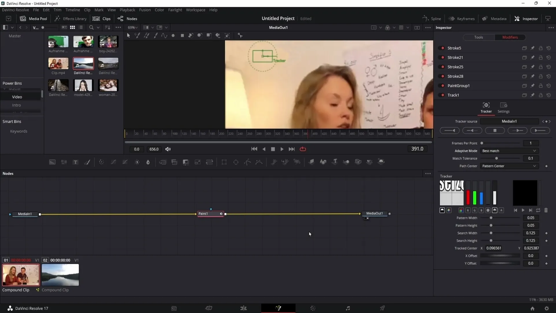 Menghapus watermark di DaVinci Resolve - Panduan langkah demi langkah