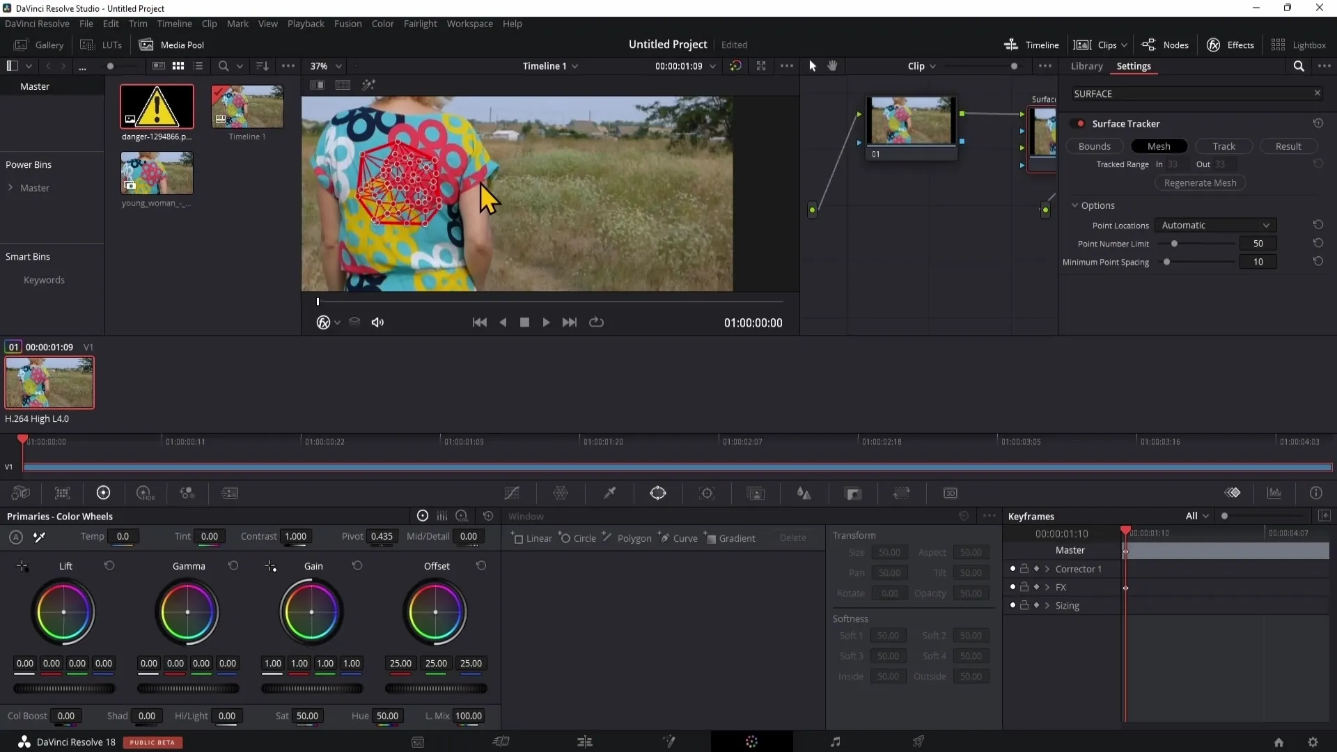 Integrate logos seamlessly in DaVinci Resolve with the Surface Tracker