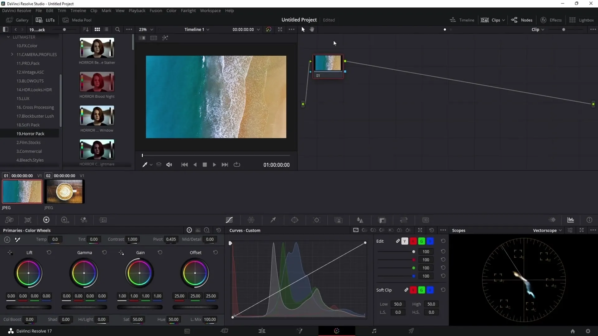 DaVinci Resolve: izskaidroti visi krāsu gradēšanas mezgli