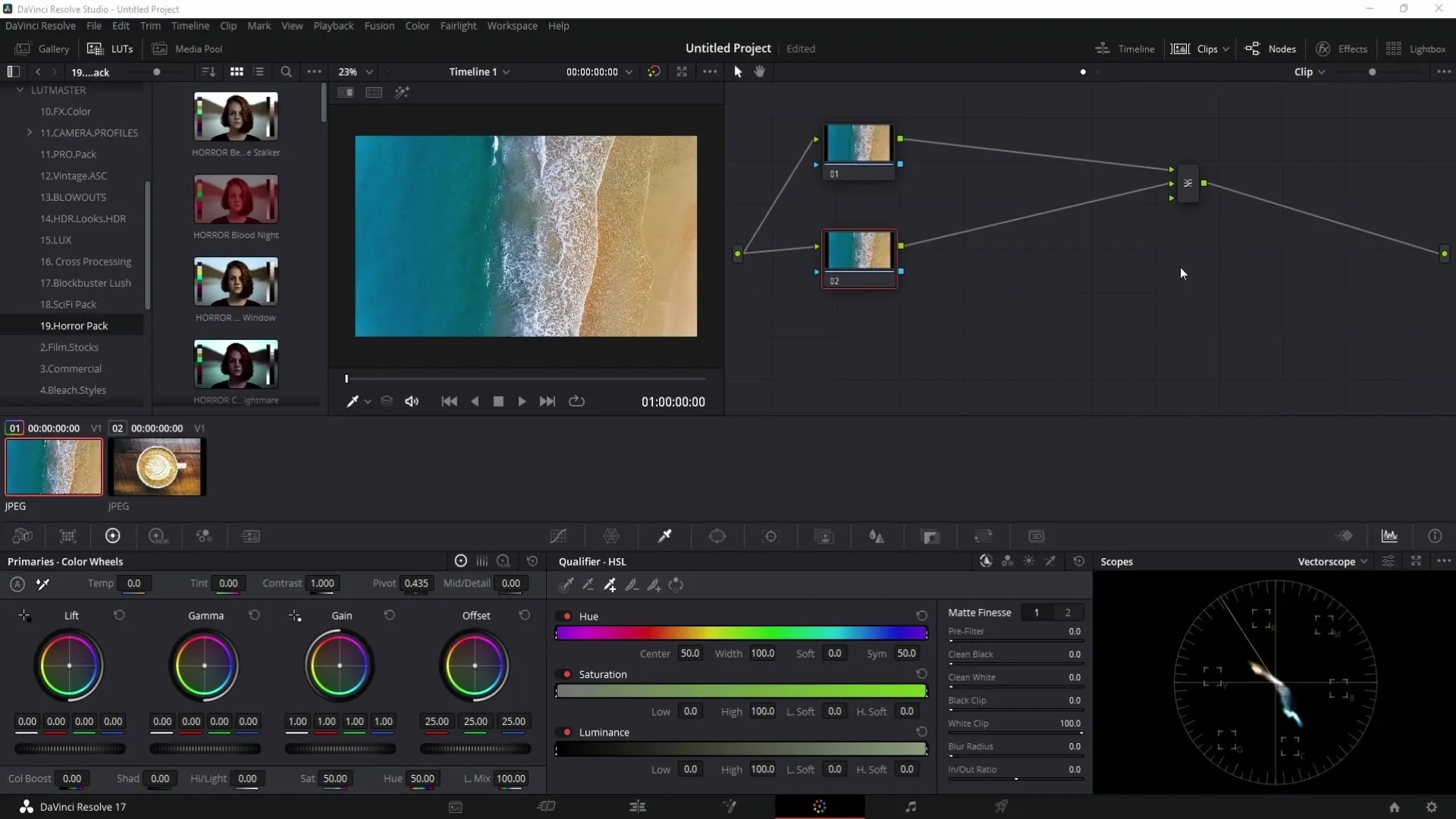 DaVinci Resolve: Semua node Color Grading dijelaskan