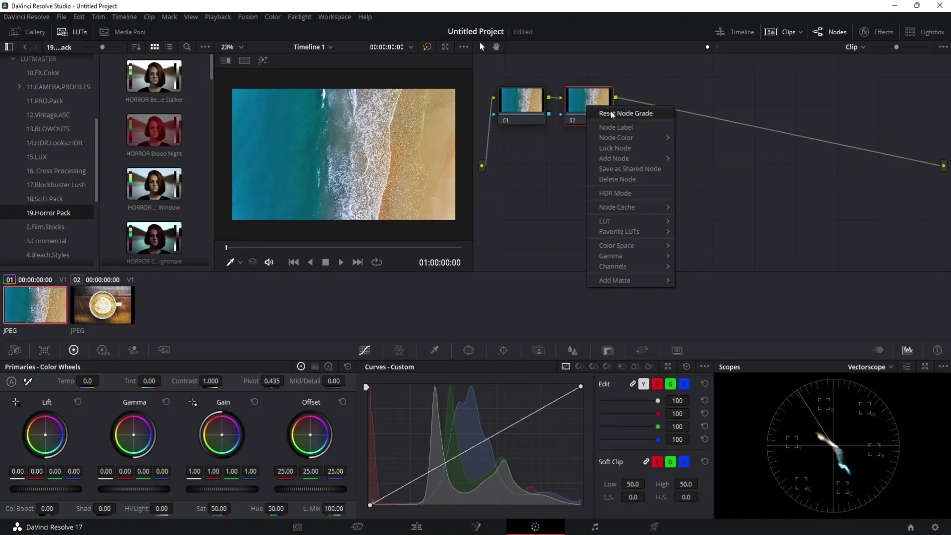 DaVinci Resolve : Tous les nœuds de color grading expliqués