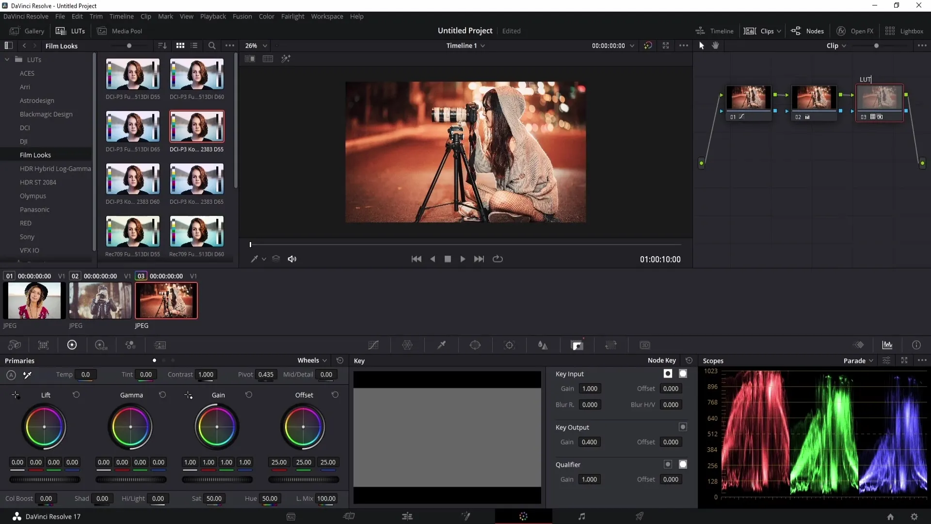 Transferring Color Grade in DaVinci Resolve Efficiently