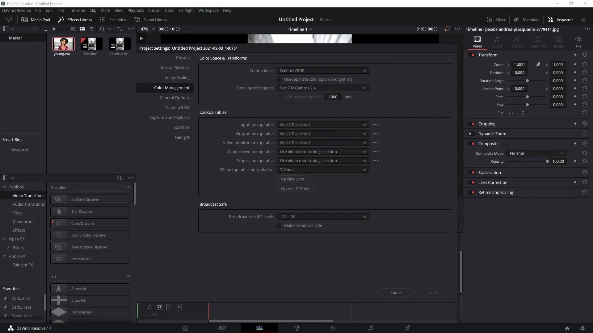 DaVinci Resolve : Importer et appliquer des LUTs - Un guide complet