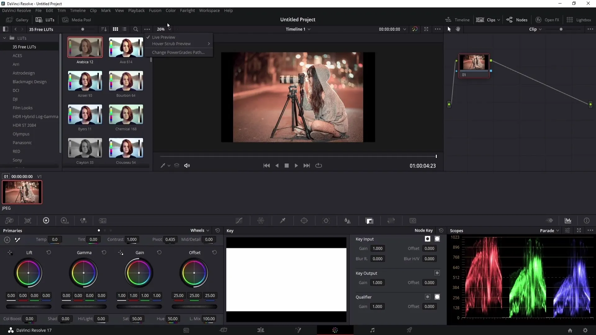 LUTs untuk DaVinci Resolve: Panduan sederhana untuk unduhan gratis dan penggunaan