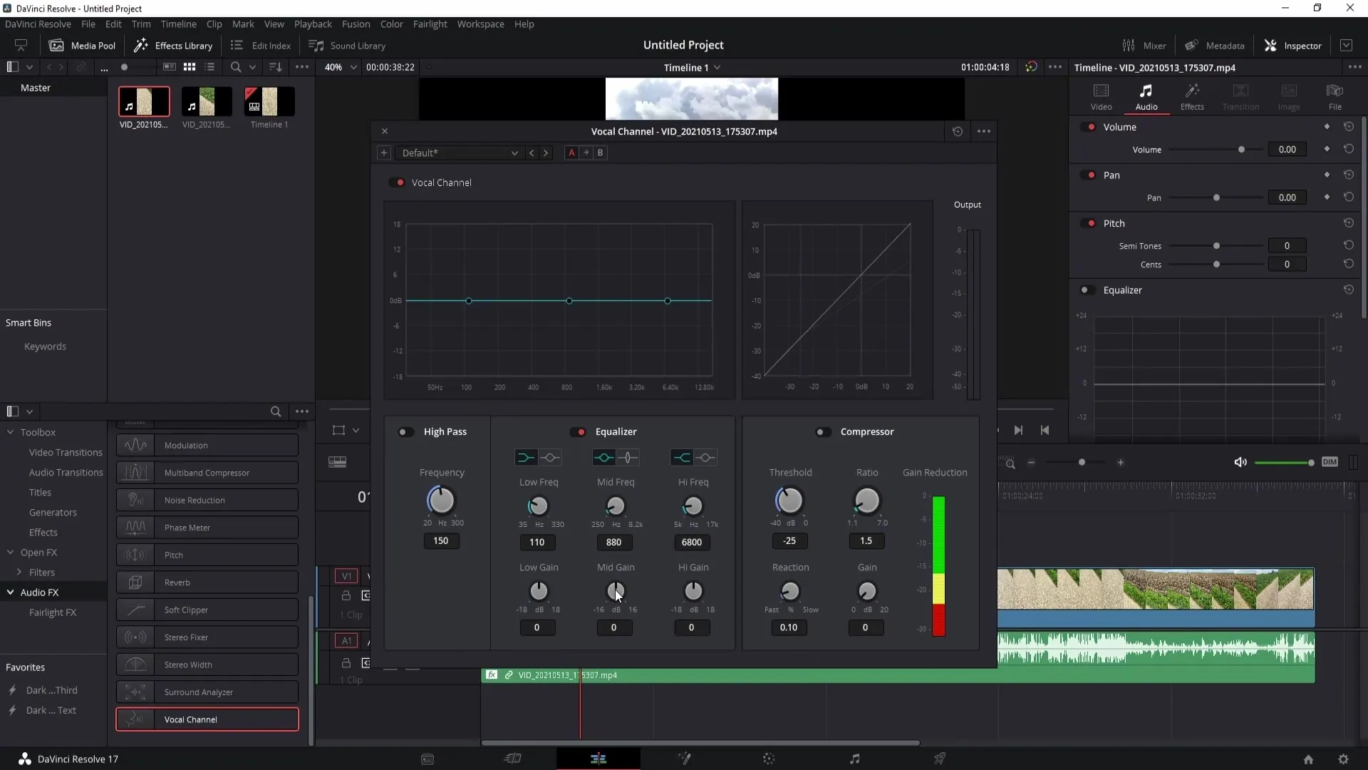 Réduire efficacement les bruits du vent dans DaVinci Resolve