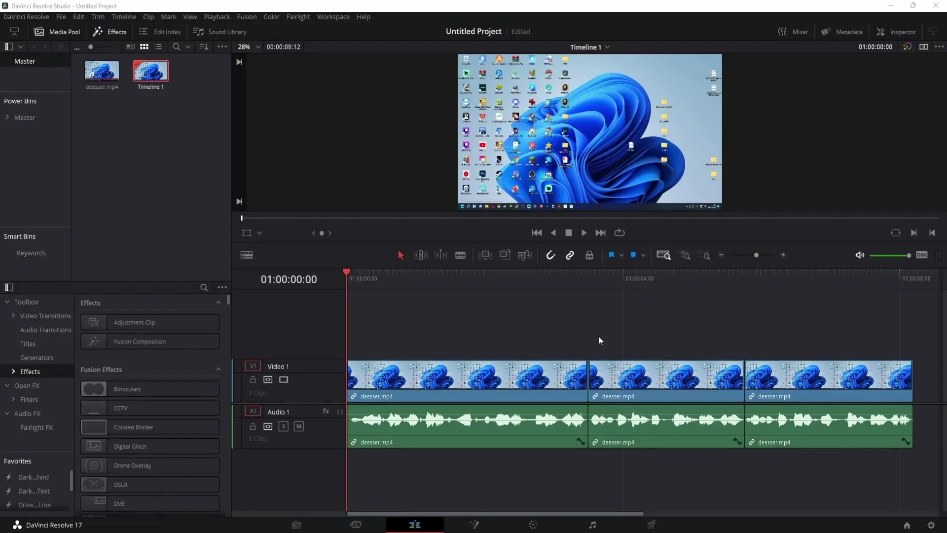 Eemalda DaVinci Resolve'ist p-, t- või mürad