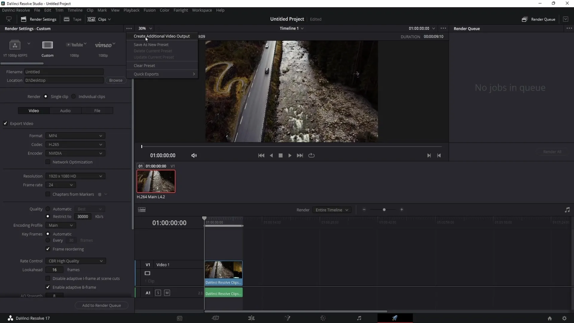 Paramètres de rendu optimaux pour DaVinci Resolve : 1080p et 4K