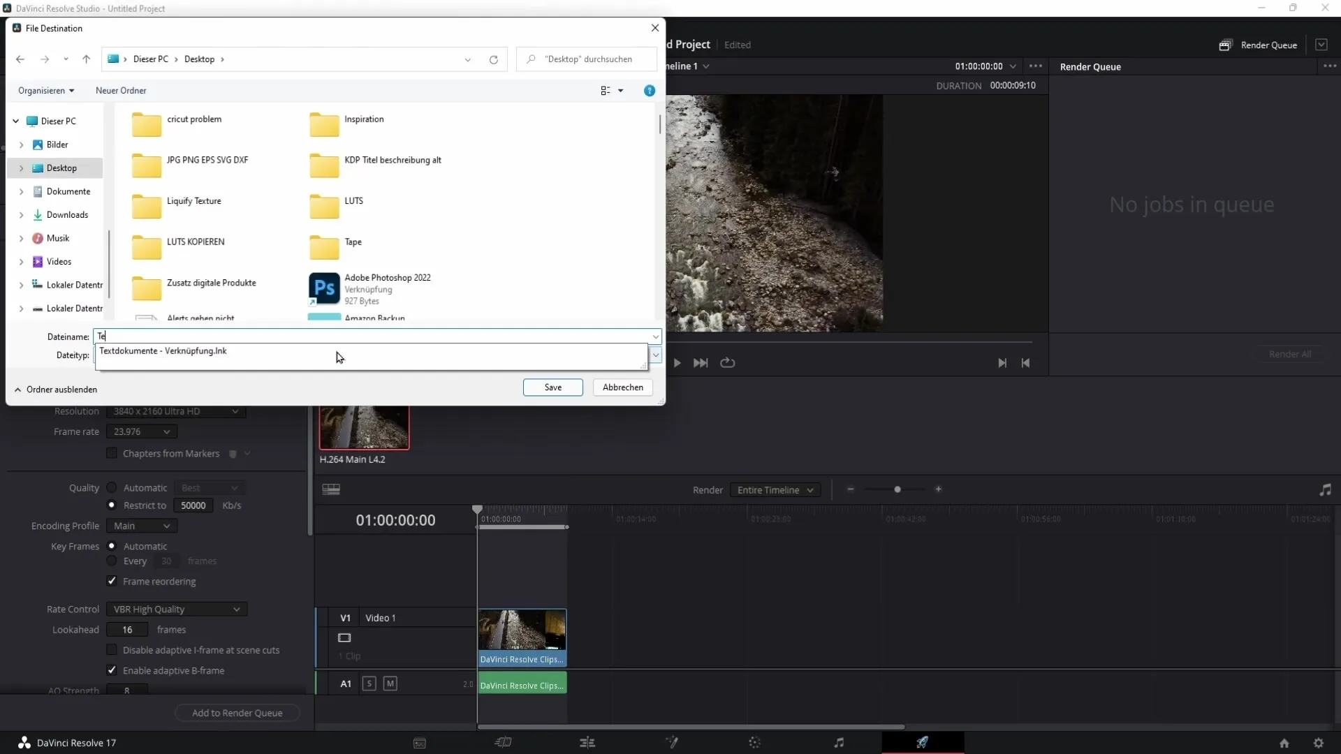 Die besten Render-Einstellungen für YouTube in DaVinci Resolve