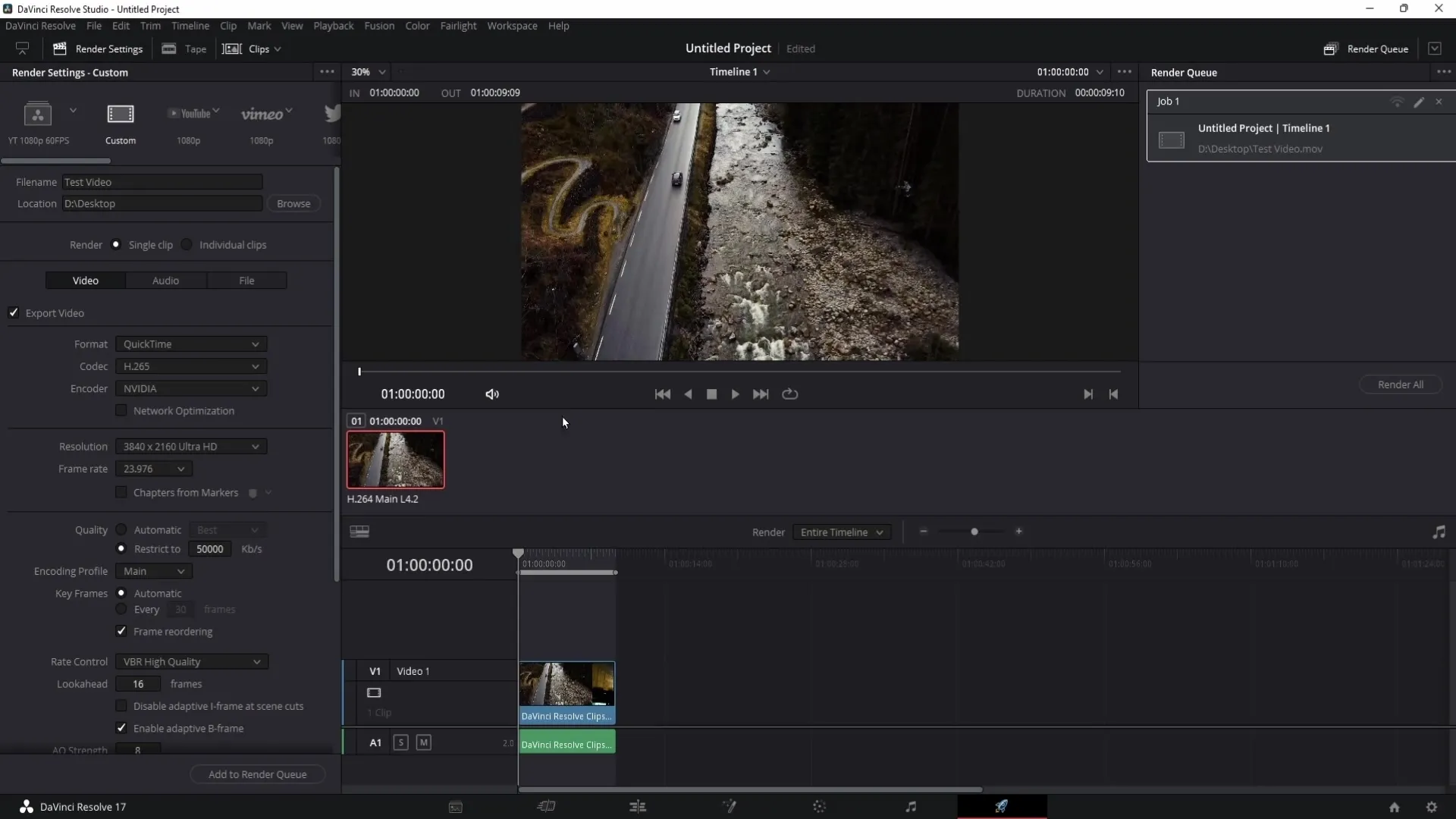 The best render settings for YouTube in DaVinci Resolve