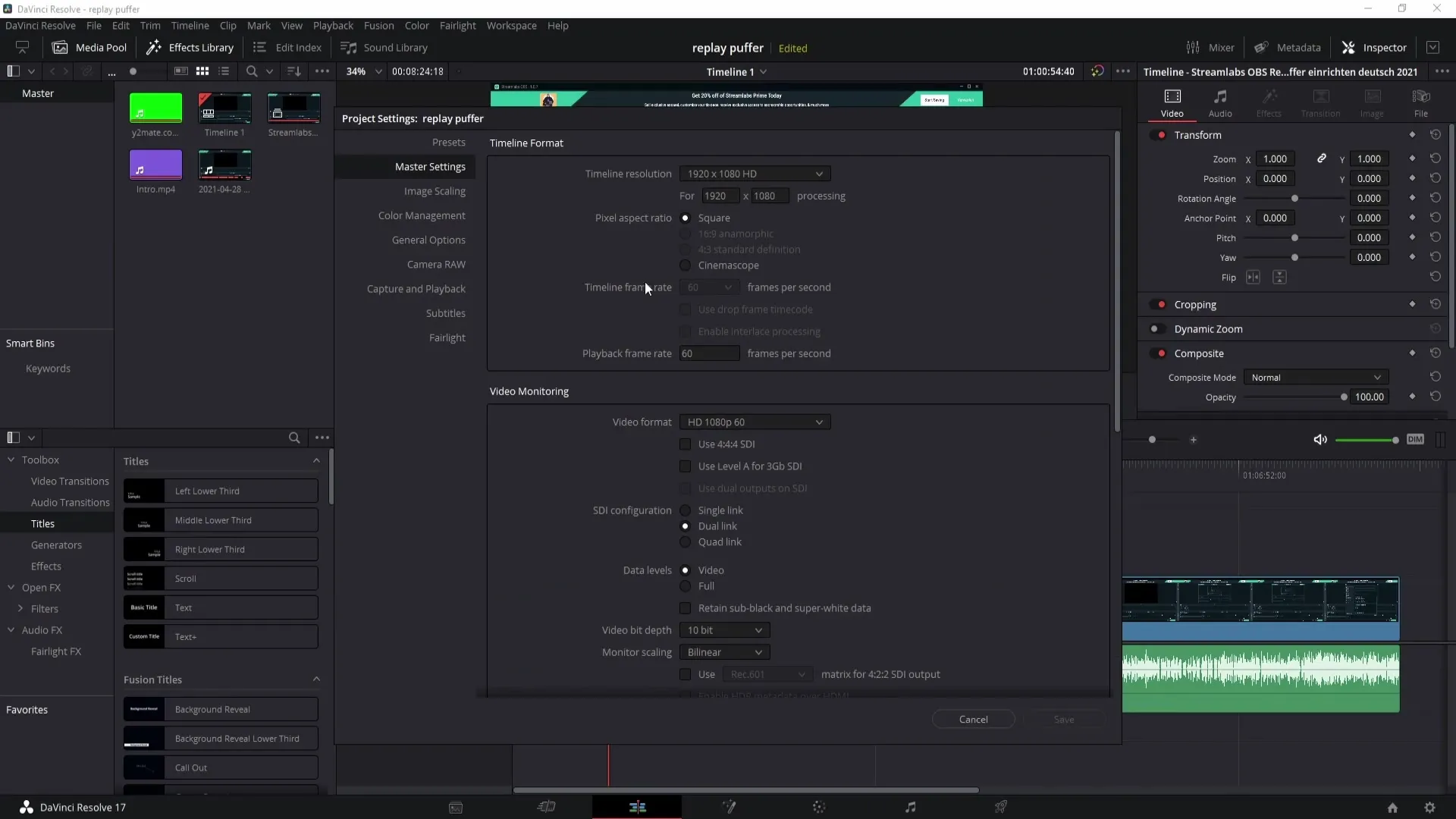 Mengunggah video ke YouTube dengan DaVinci Resolve - Panduan detail