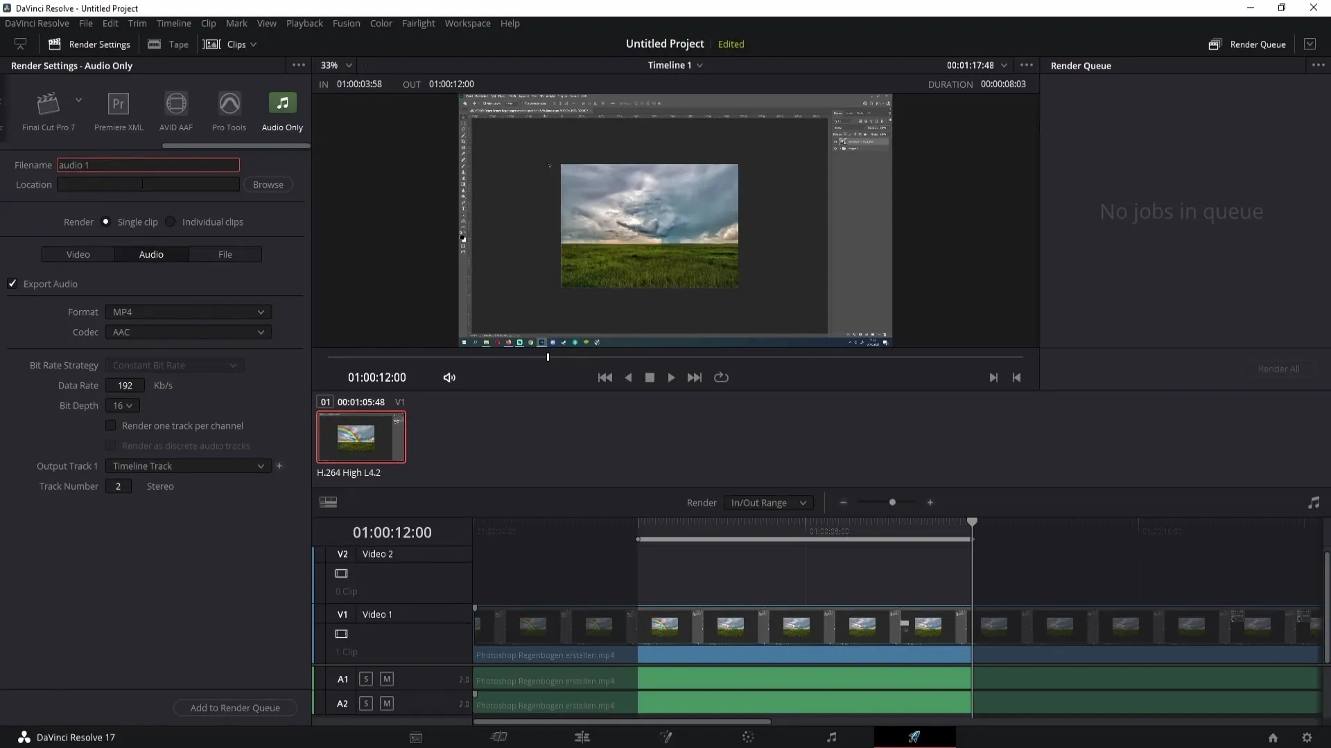 Exporting Audio in DaVinci Resolve: A Detailed Guide