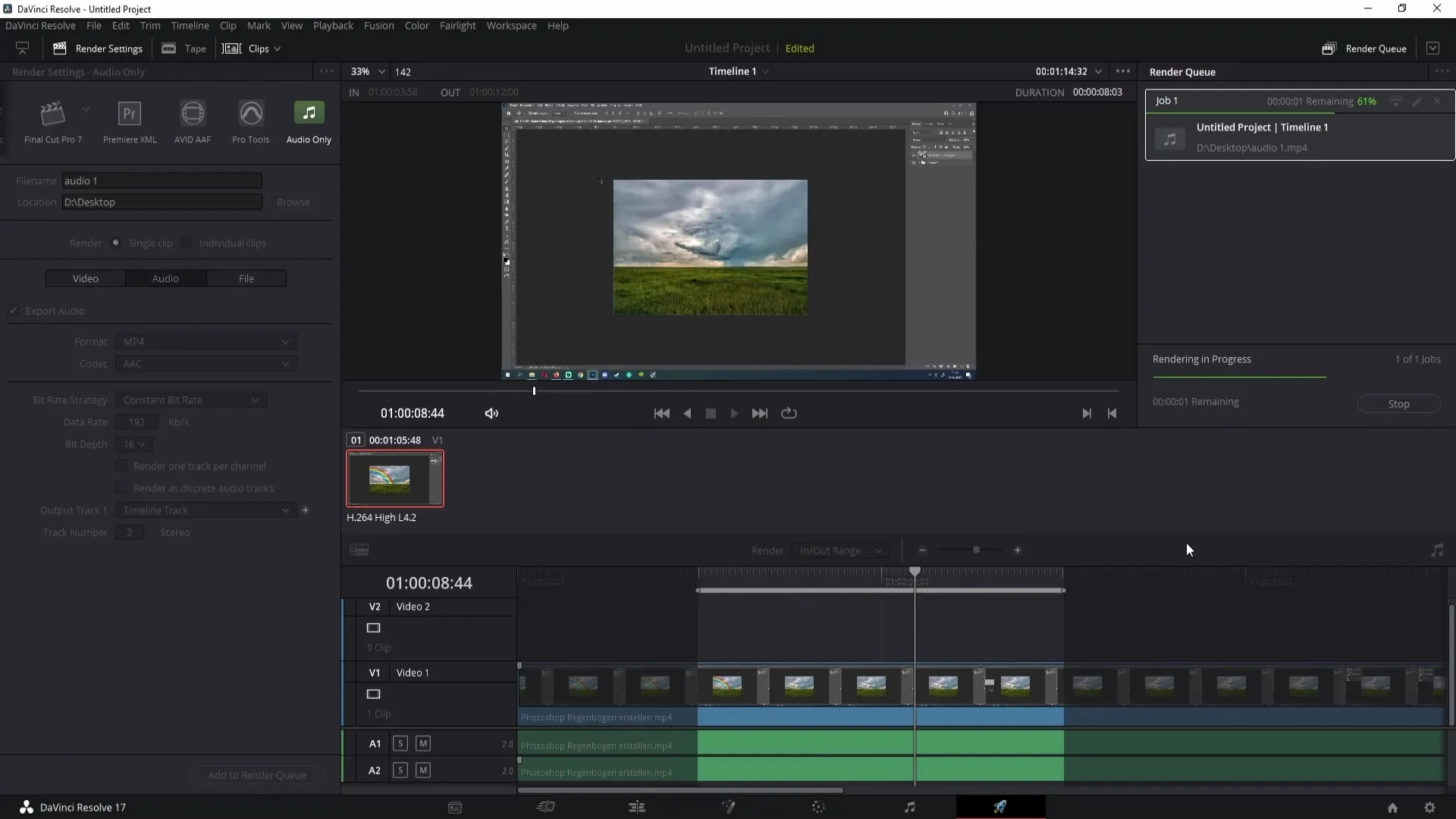 Audio Exportieren in DaVinci Resolve: Eine ausführliche Anleitung