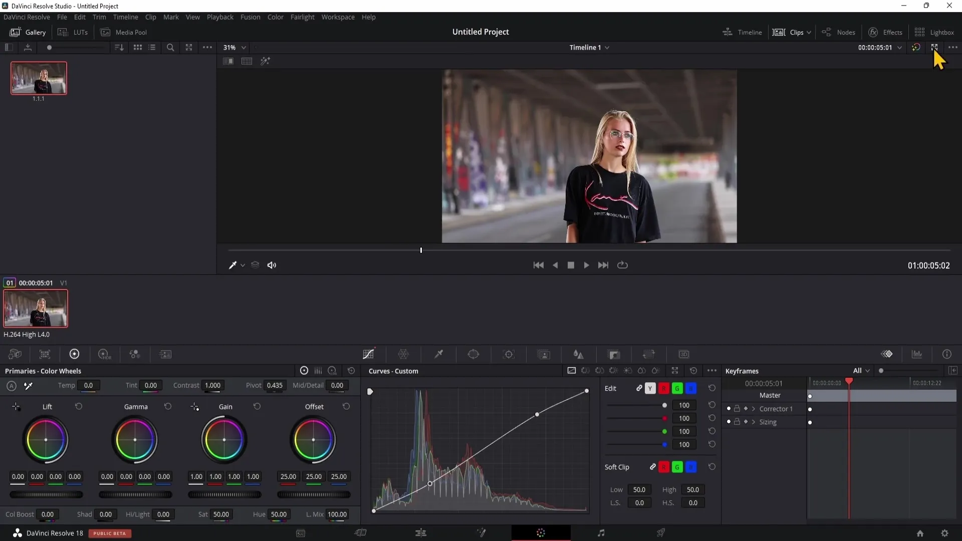 Steps for exporting an image in DaVinci Resolve