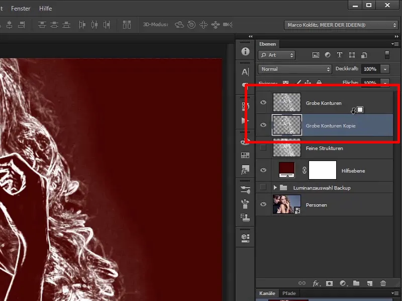 Mengedit Photoshop - Api dan Es - Bagian 03: Menambahkan api ke dalam gambar