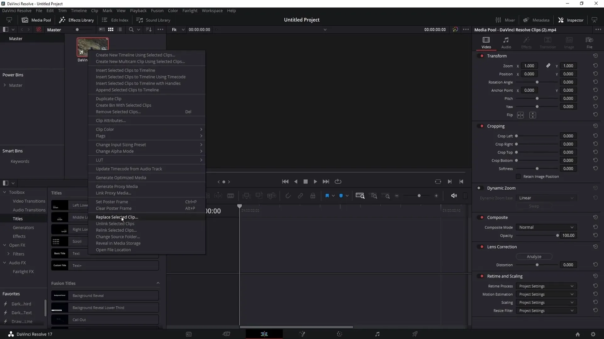 Memahami dan memperbaiki kesalahan Media Offline di DaVinci Resolve