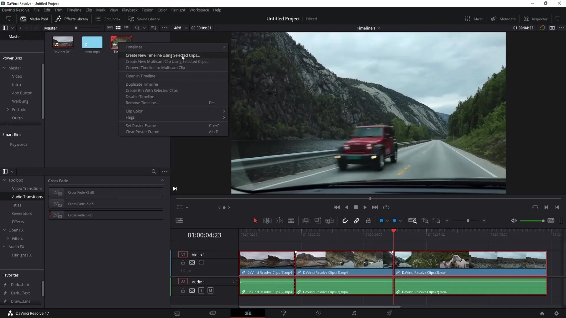 Instructions for resolving the issue with the grayed-out "Add to Render Queue" button in DaVinci Resolve