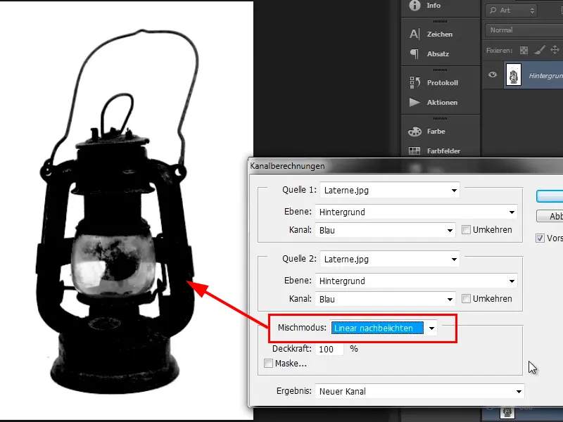 Photoshop-Composing - Orakel Lautan - Bagian 03: Memisahkan lampu