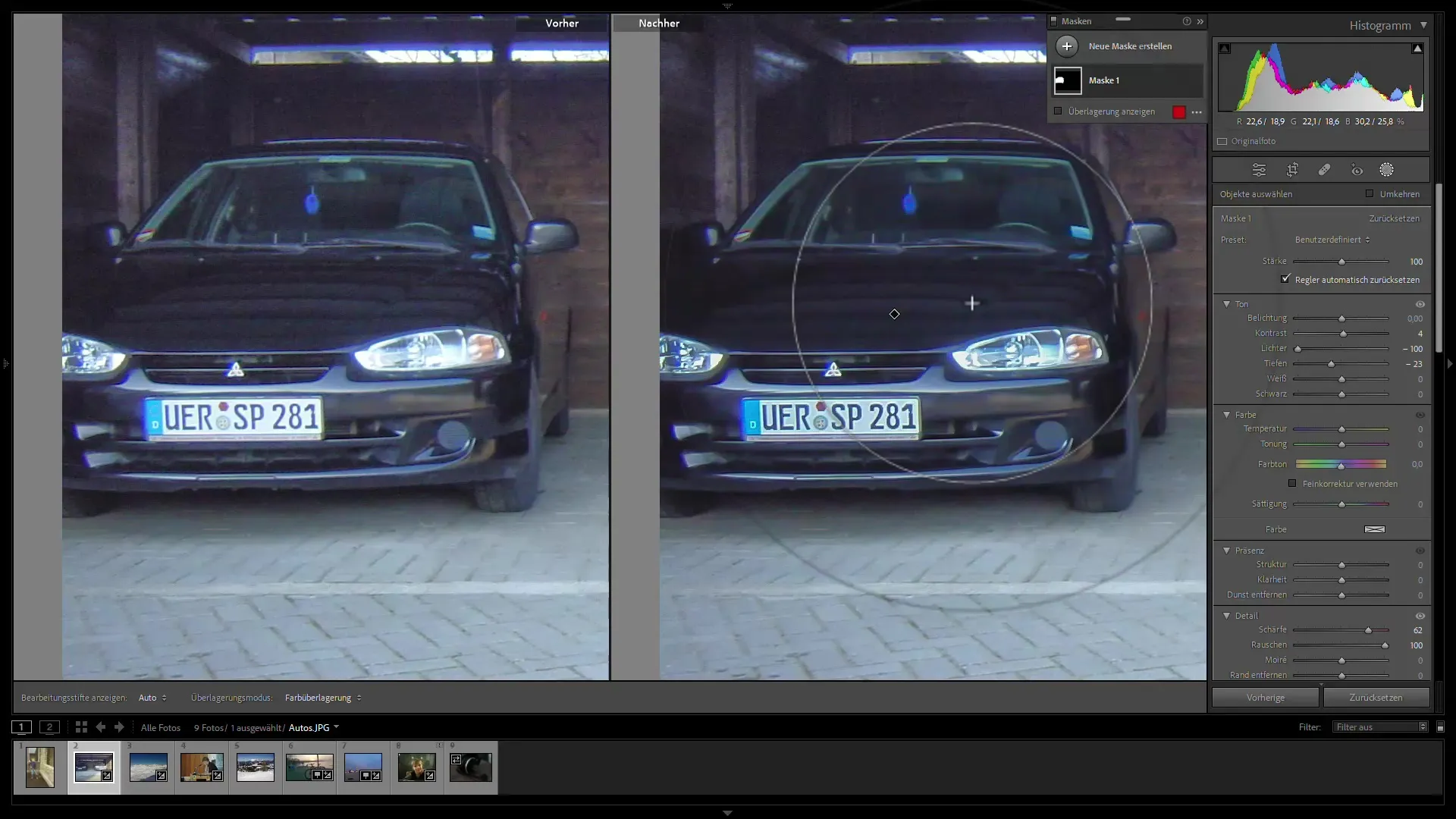 Efektivní redukce šumu s Adobe Lightroom