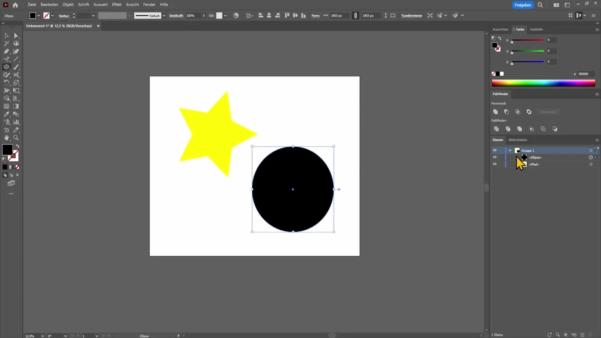 Pekerjaan yang efisien dengan layer di Adobe Illustrator