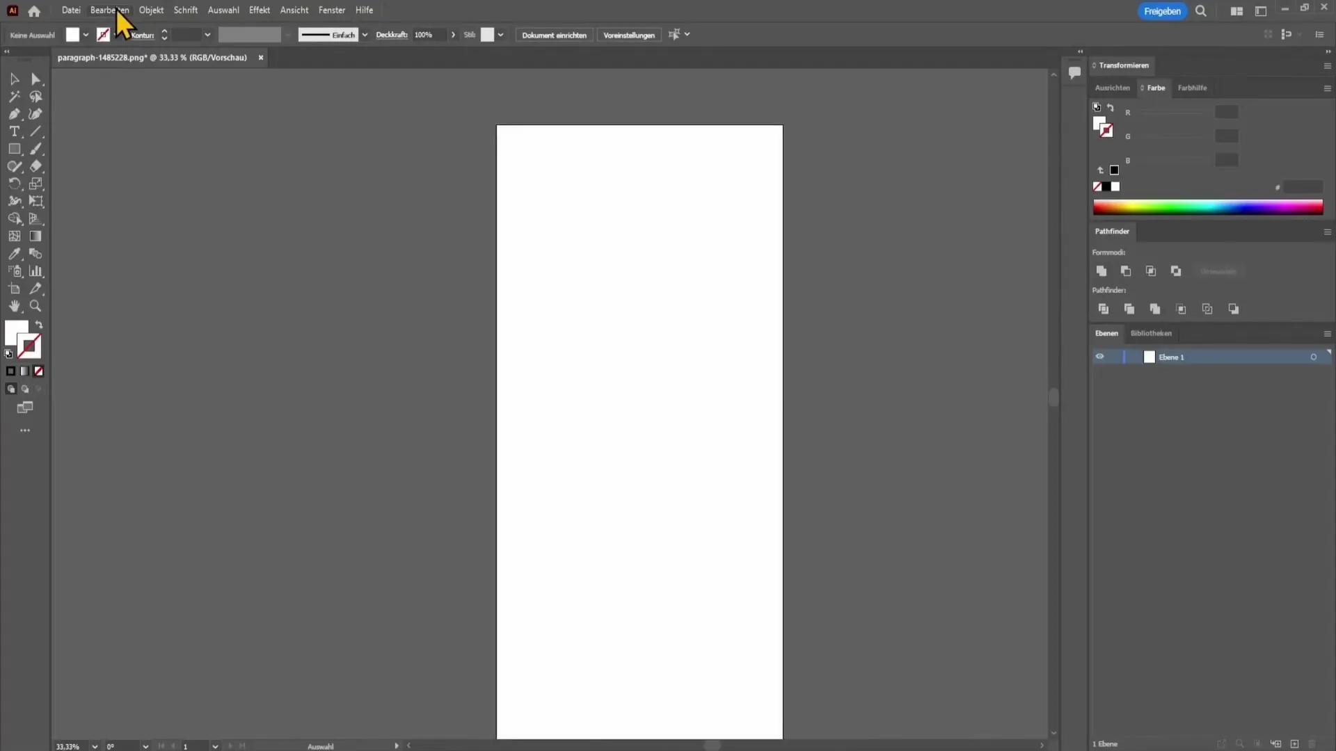 Efektivní práce v programu Adobe Illustrator - upravit klávesové zkratky