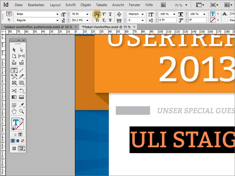 Vytvoření plakátu v Adobe InDesign - Část 3: Vložení textů