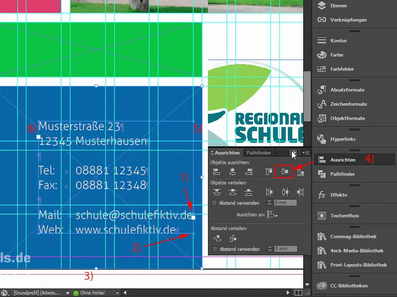 Folder i A5-format - stående med 4 sider designe og trykke Del 1