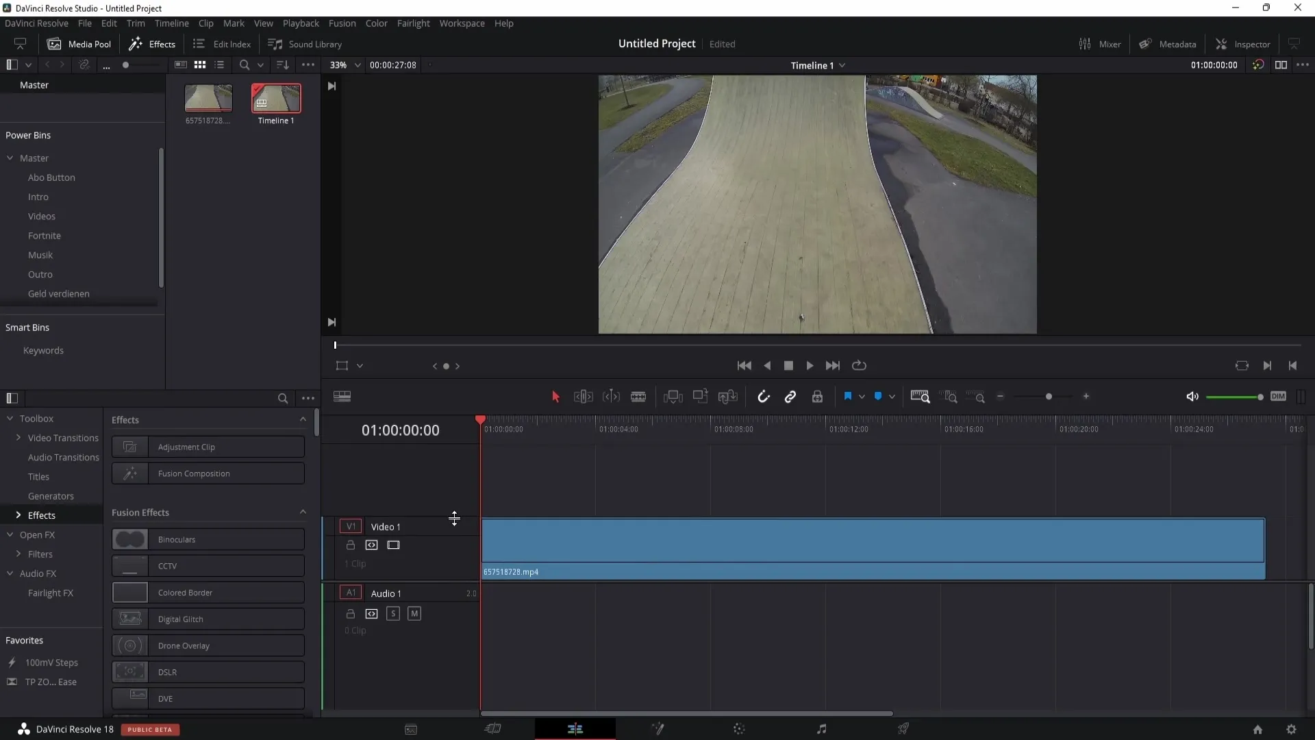 Effiziente Videogröße reduzieren in DaVinci Resolve