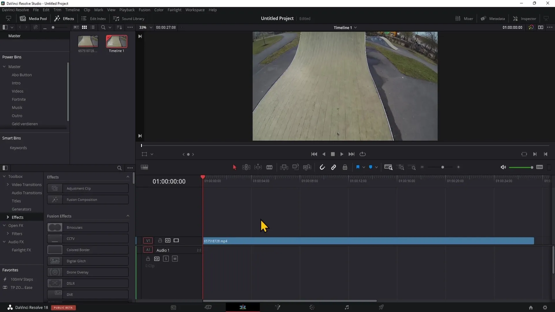 Effiziente Videogröße reduzieren in DaVinci Resolve