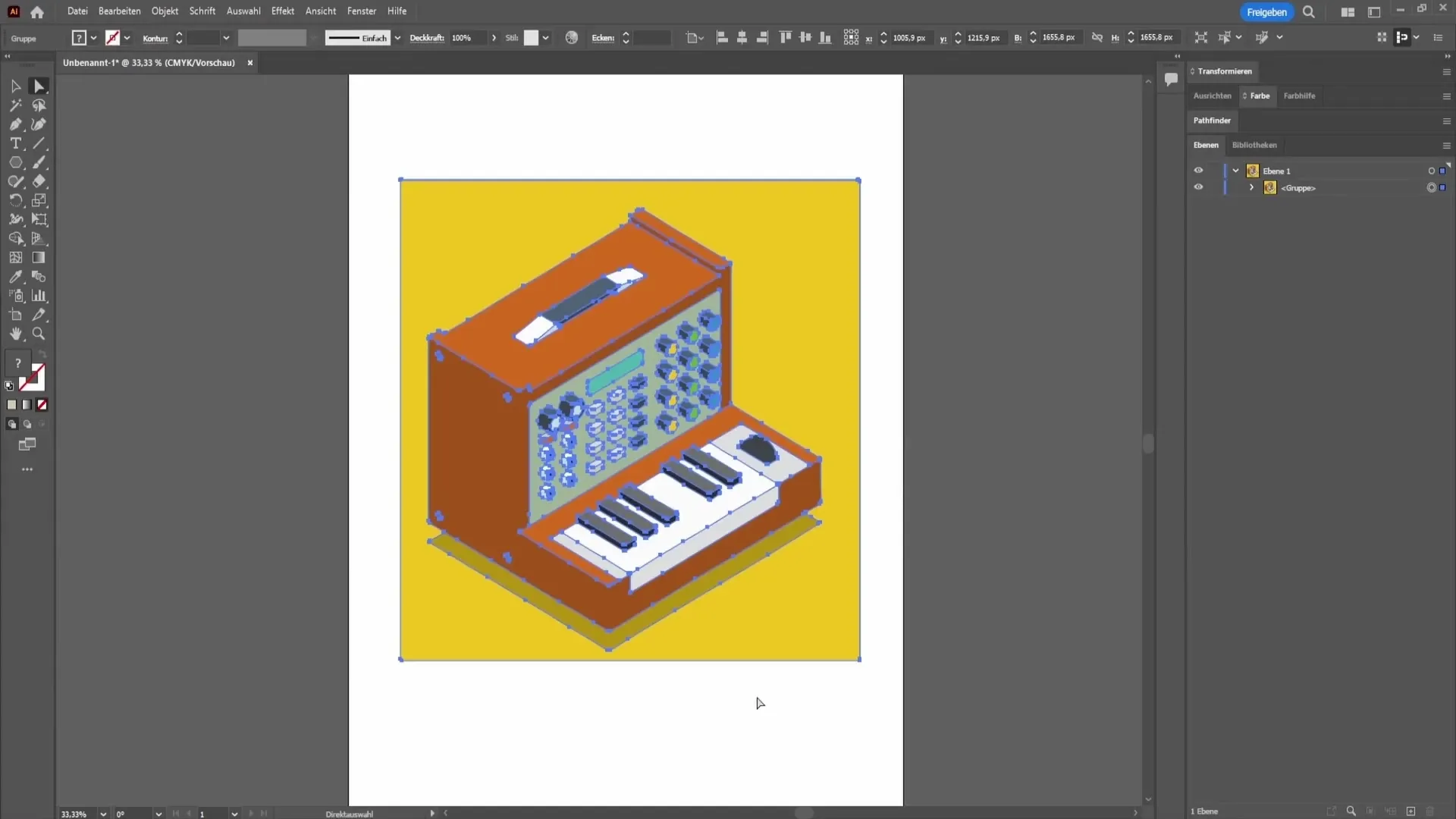 Membuat file vektor di Adobe Illustrator - langkah demi langkah