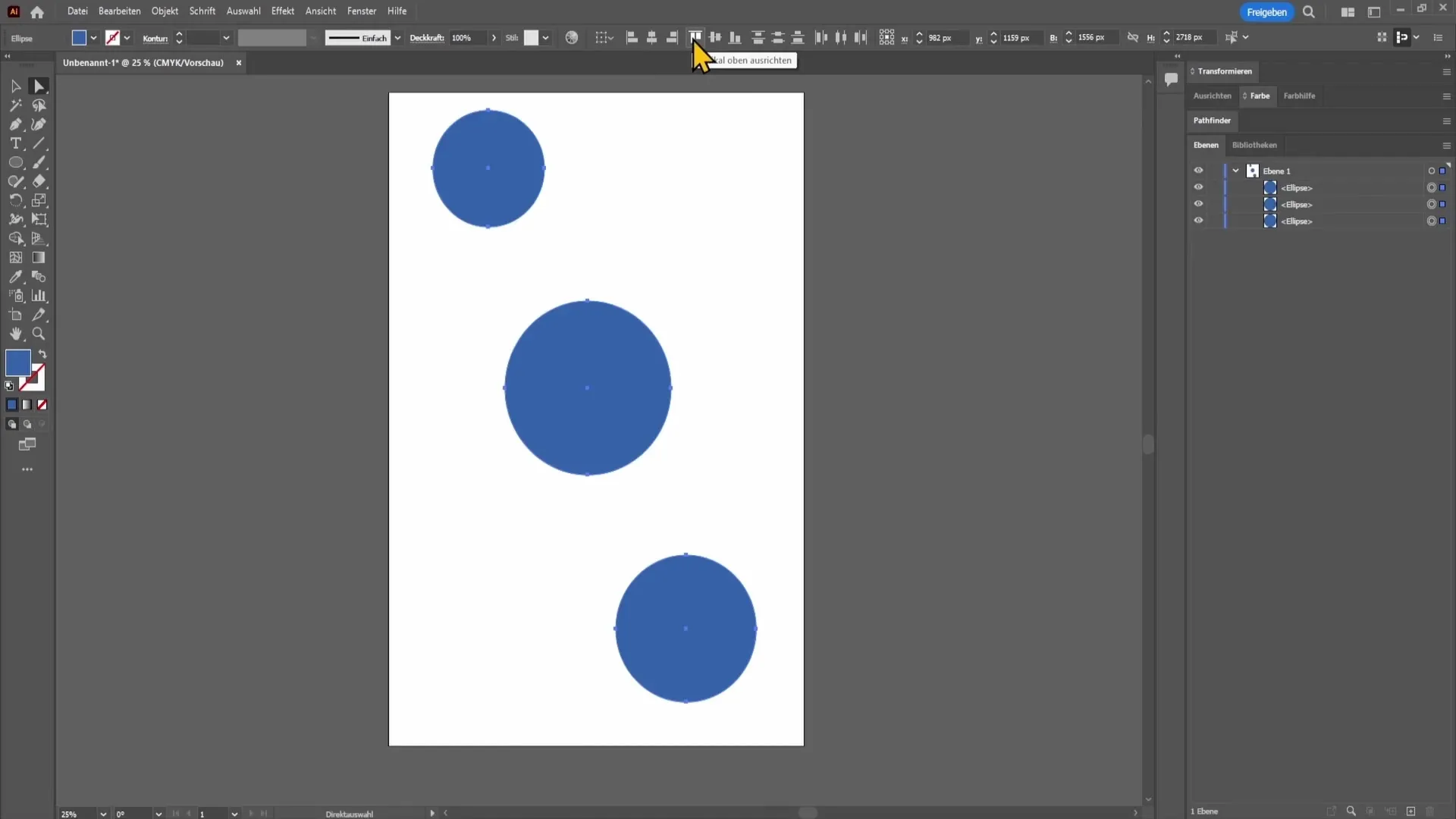 Efektivní zarovnání a rozložení objektů v programu Adobe Illustrator