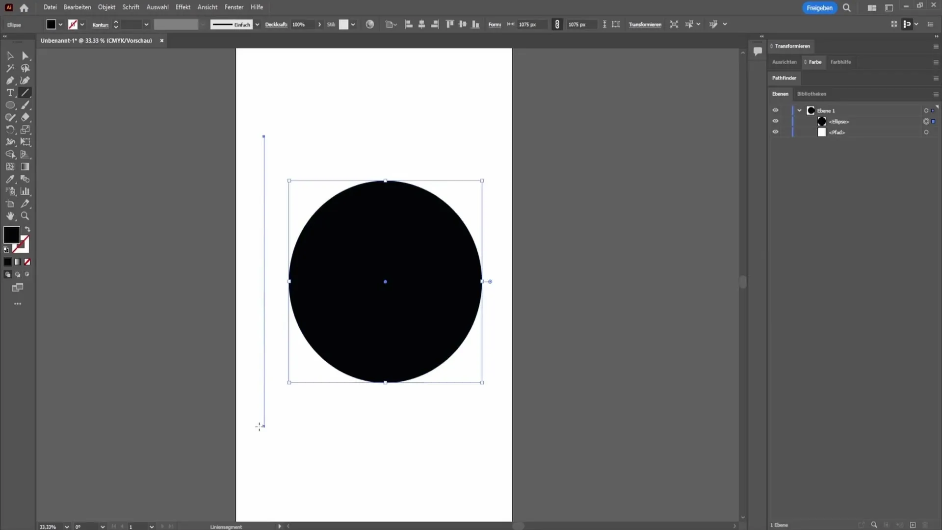 Memotong dan membagi bentuk di Adobe Illustrator