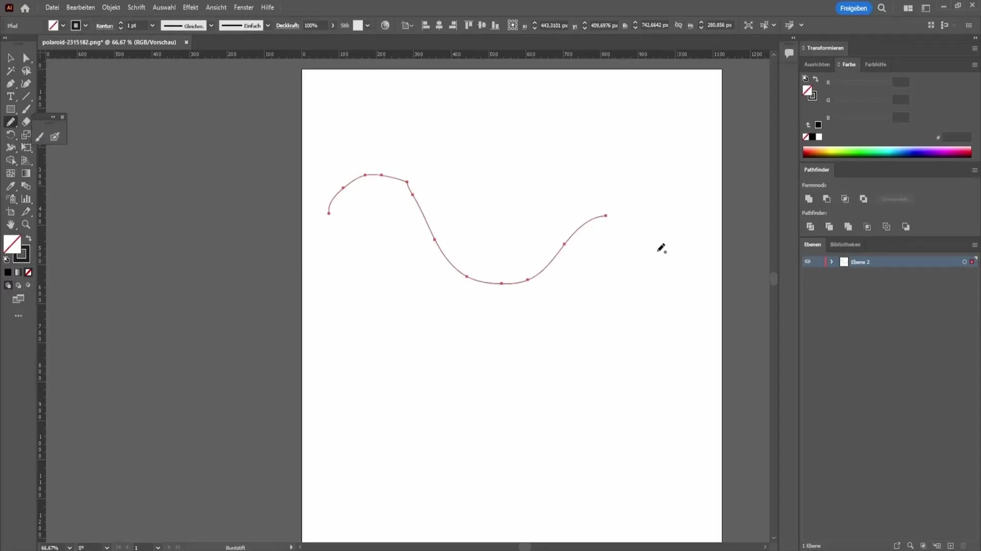 Menggambar bebas kreatif di Adobe Illustrator