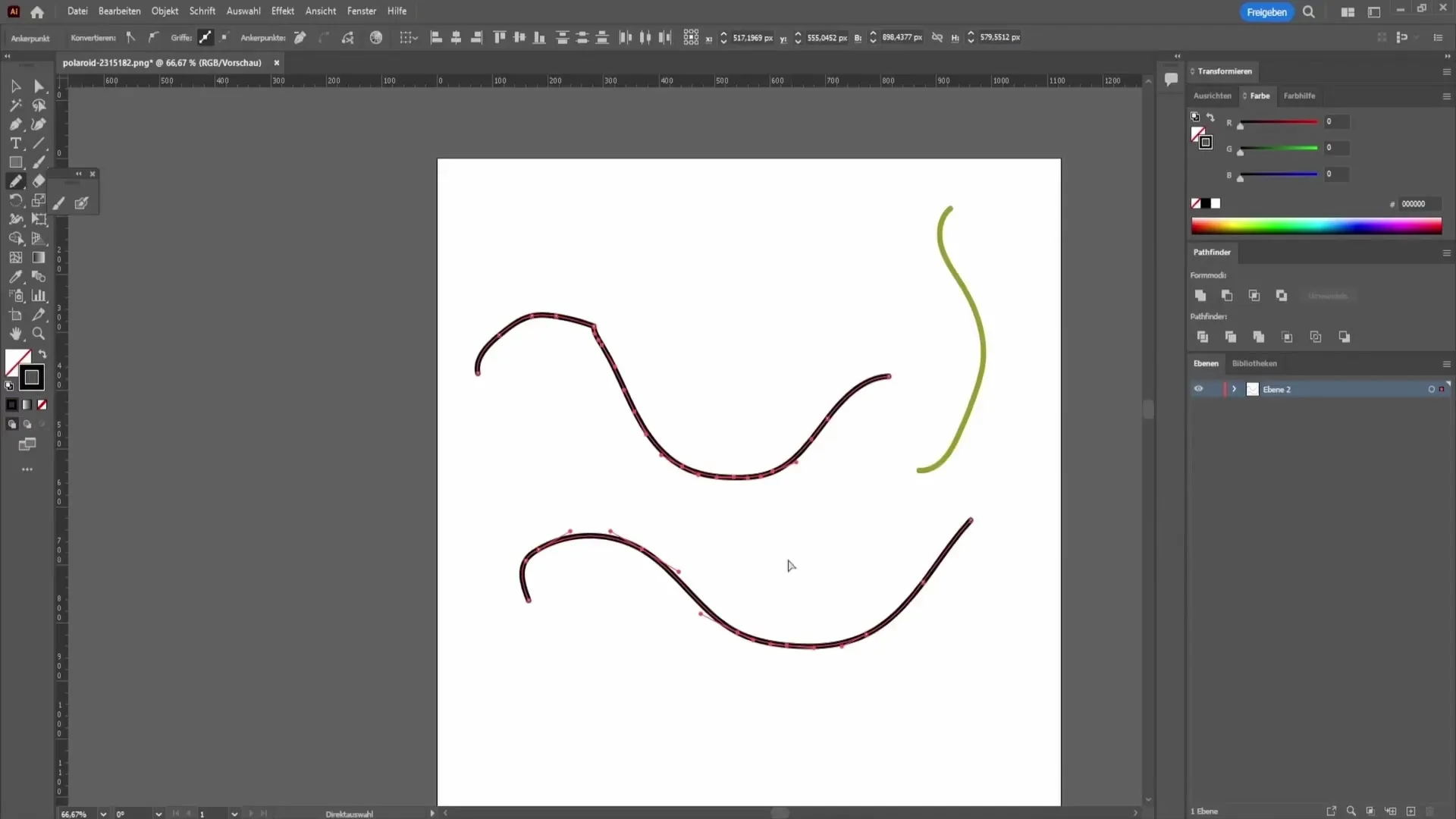 Menggambar bebas kreatif di Adobe Illustrator