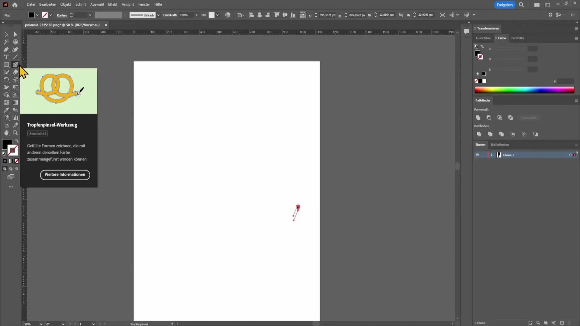 Menggambar bebas kreatif di Adobe Illustrator