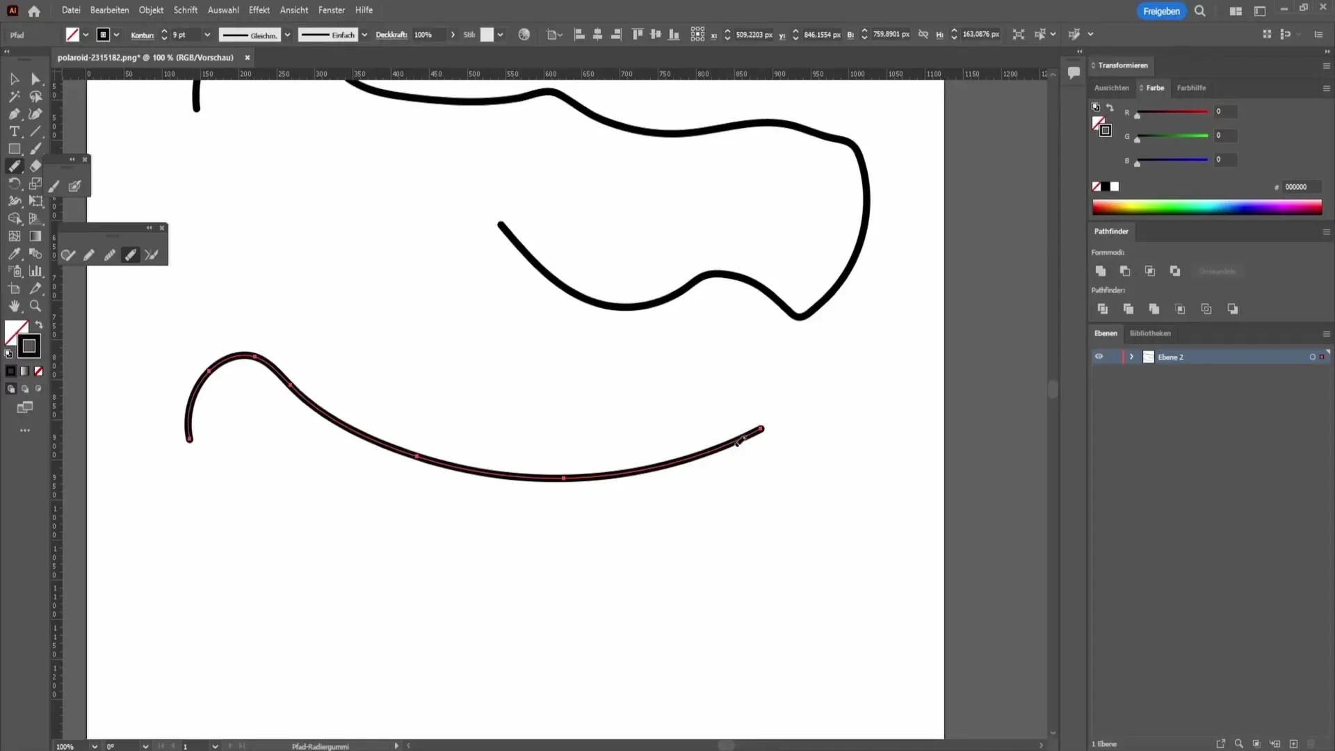 Творческий свободный рисунок в Adobe Illustrator