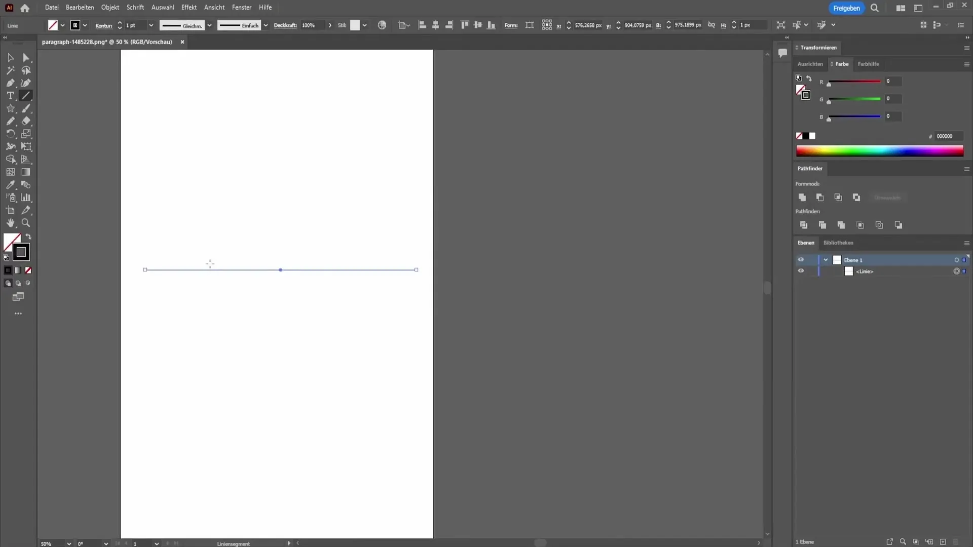 Vytvoření čárek a teček v programu Adobe Illustrator