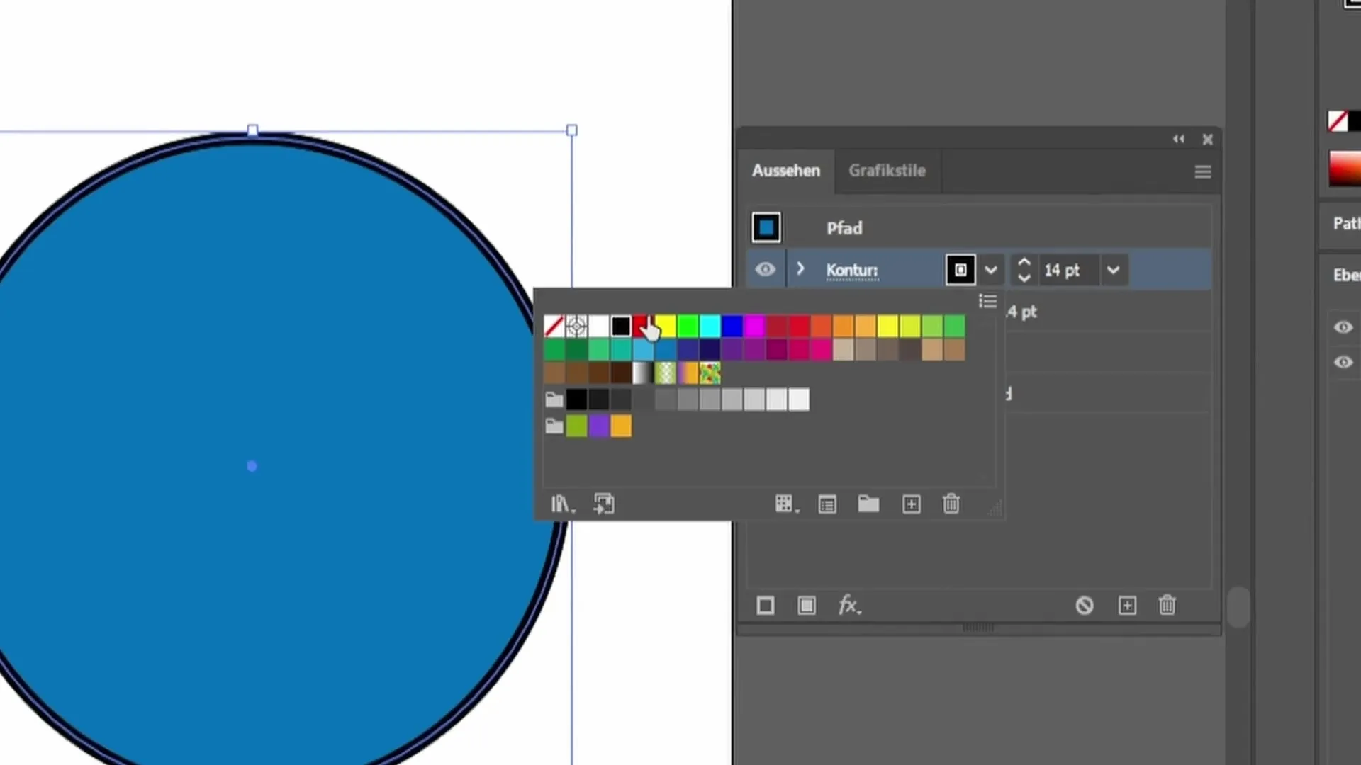 Viegla kontūru veidošana programmā Adobe Illustrator