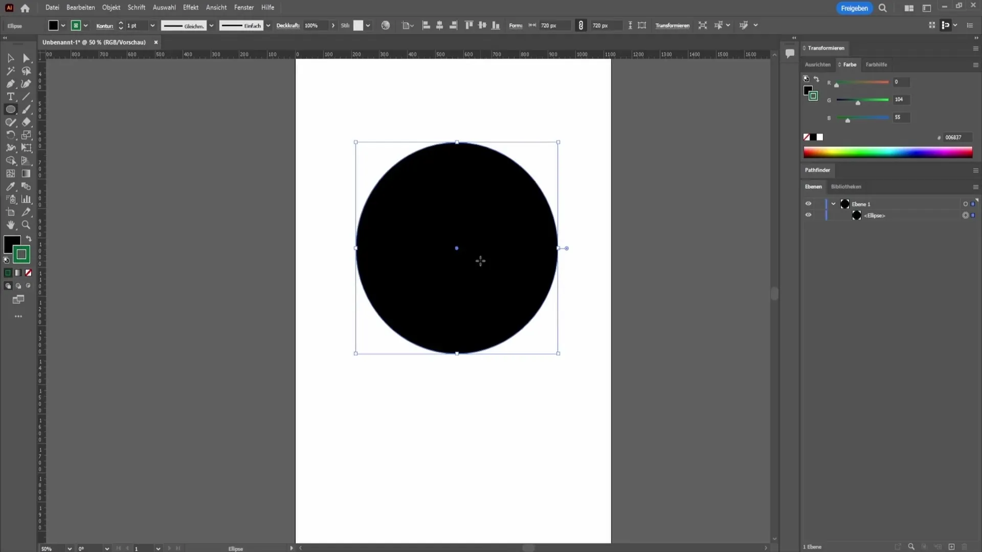 Viegla kontūru veidošana programmā Adobe Illustrator