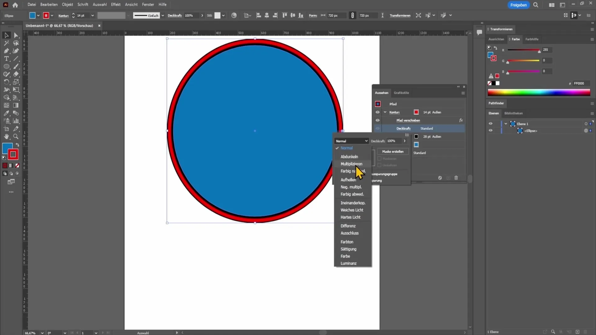 Create outlines easily in Adobe Illustrator