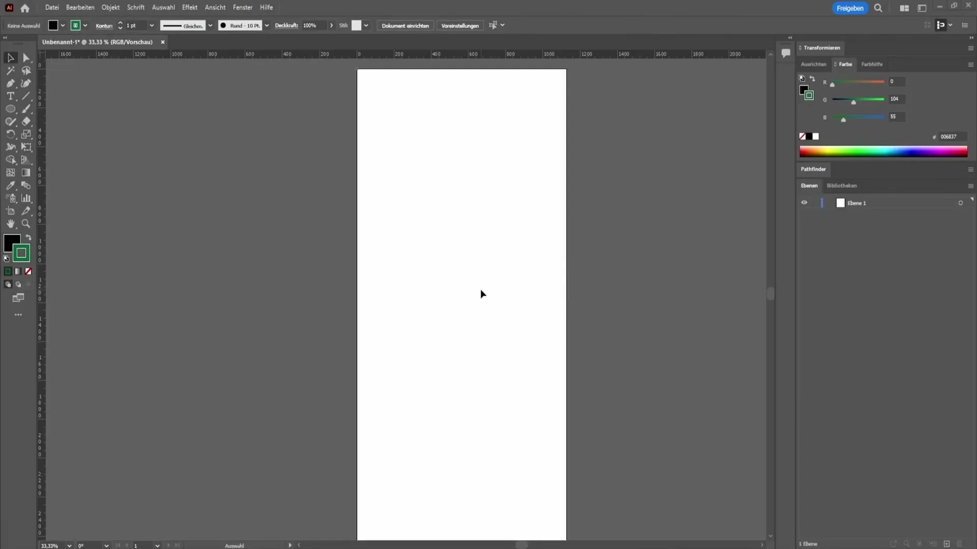 Membuat kontur dengan mudah di Adobe Illustrator