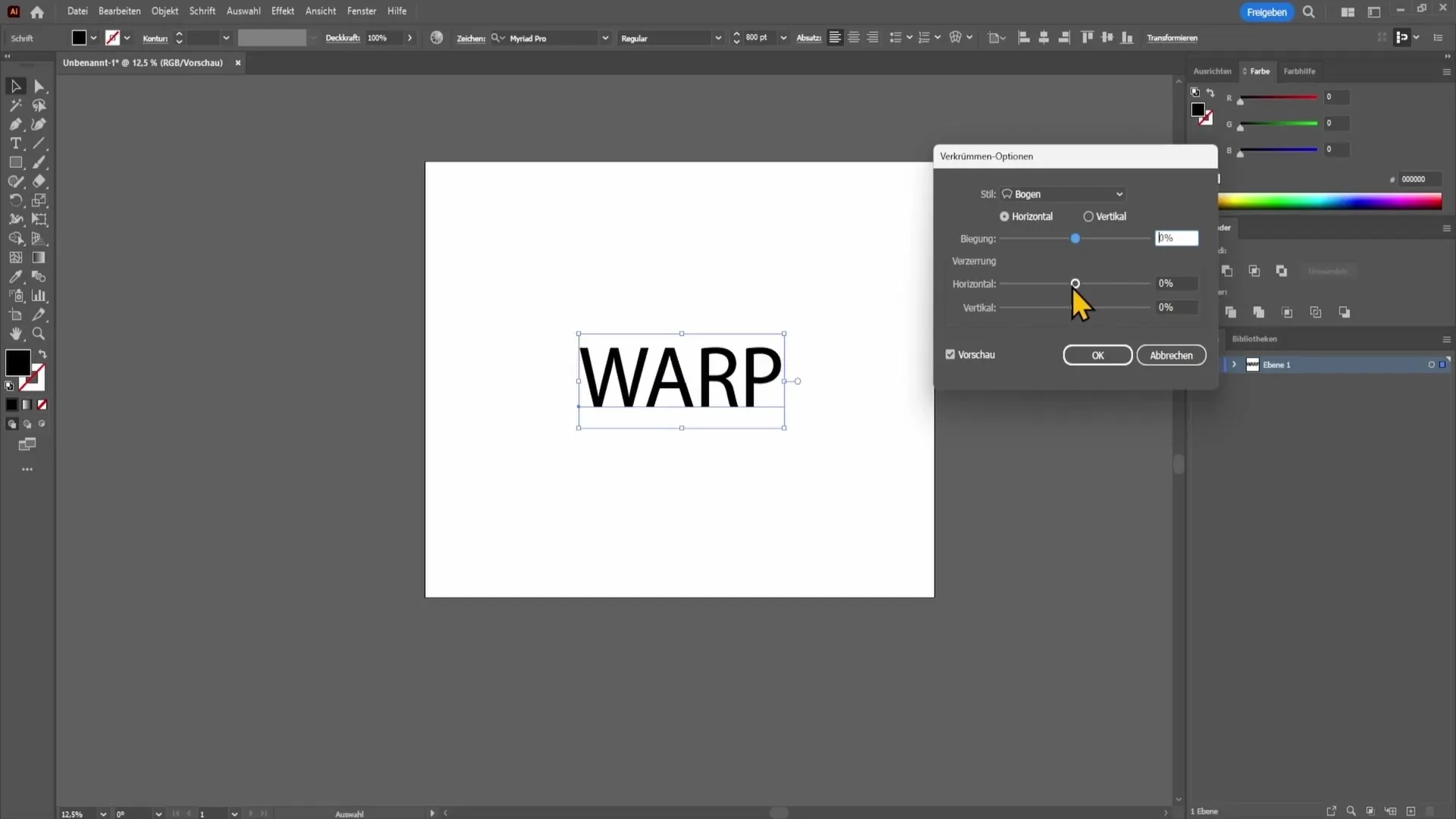 Creative font design: bending text in Adobe Illustrator