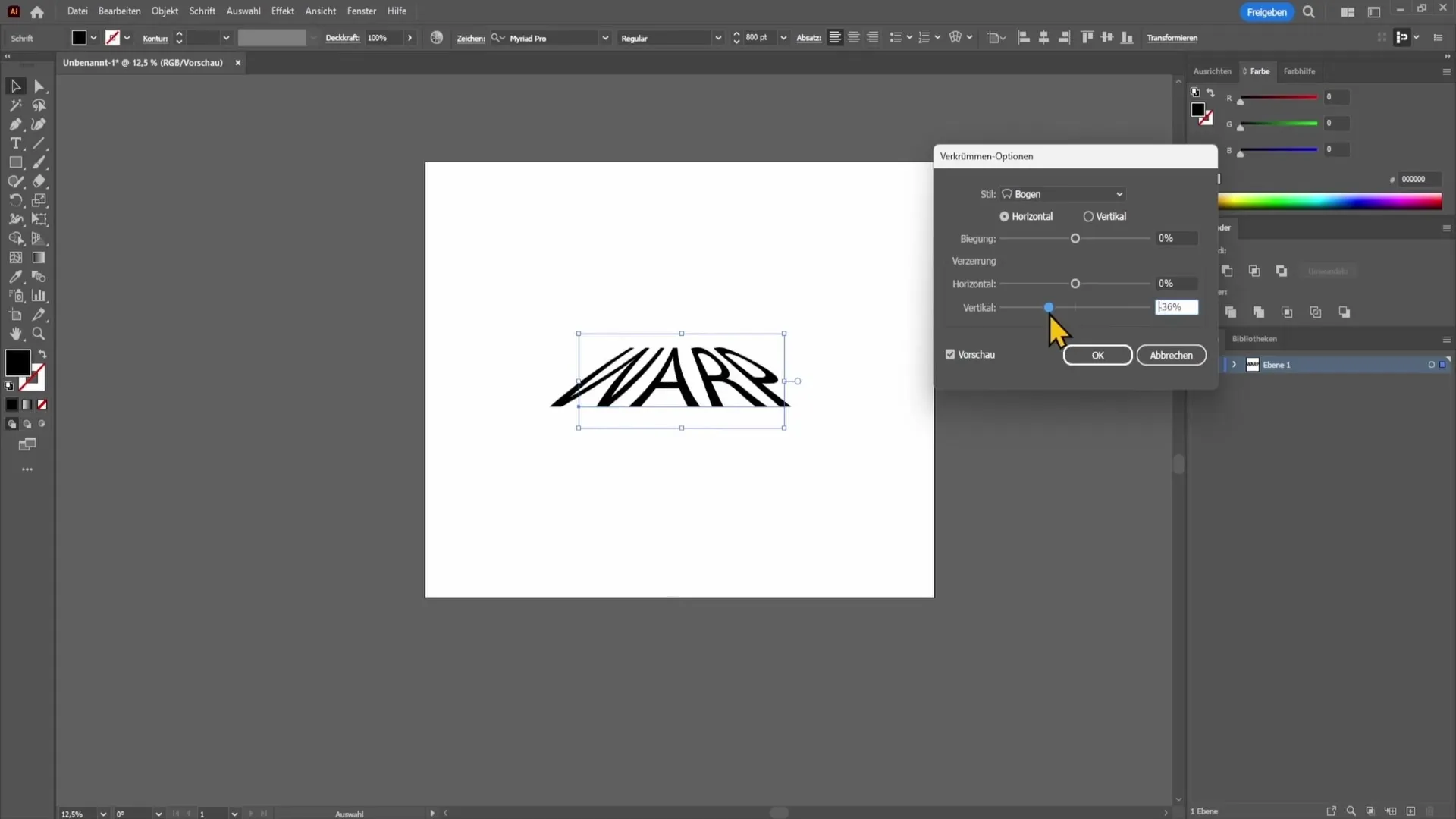 Mise en page créative : courber du texte dans Adobe Illustrator