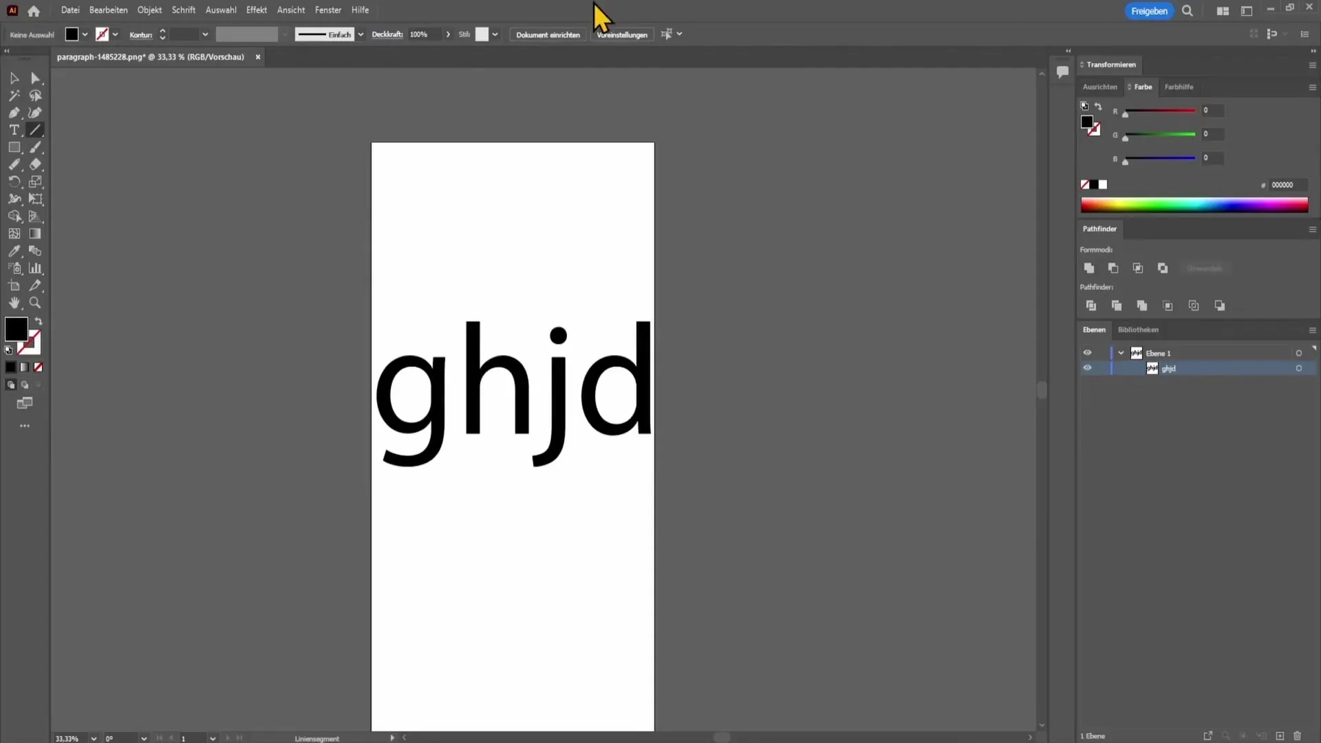 Underline text in Adobe Illustrator – This is how!