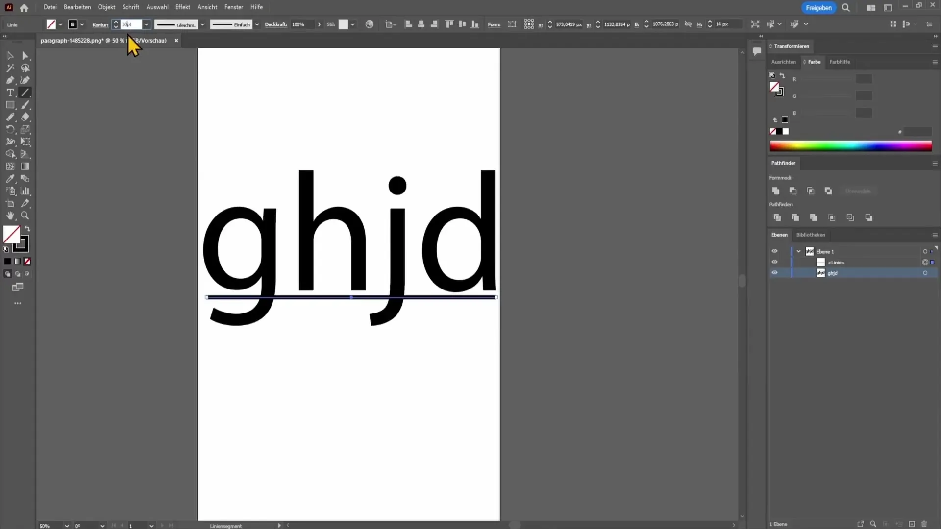 Underline text in Adobe Illustrator - Here's how!