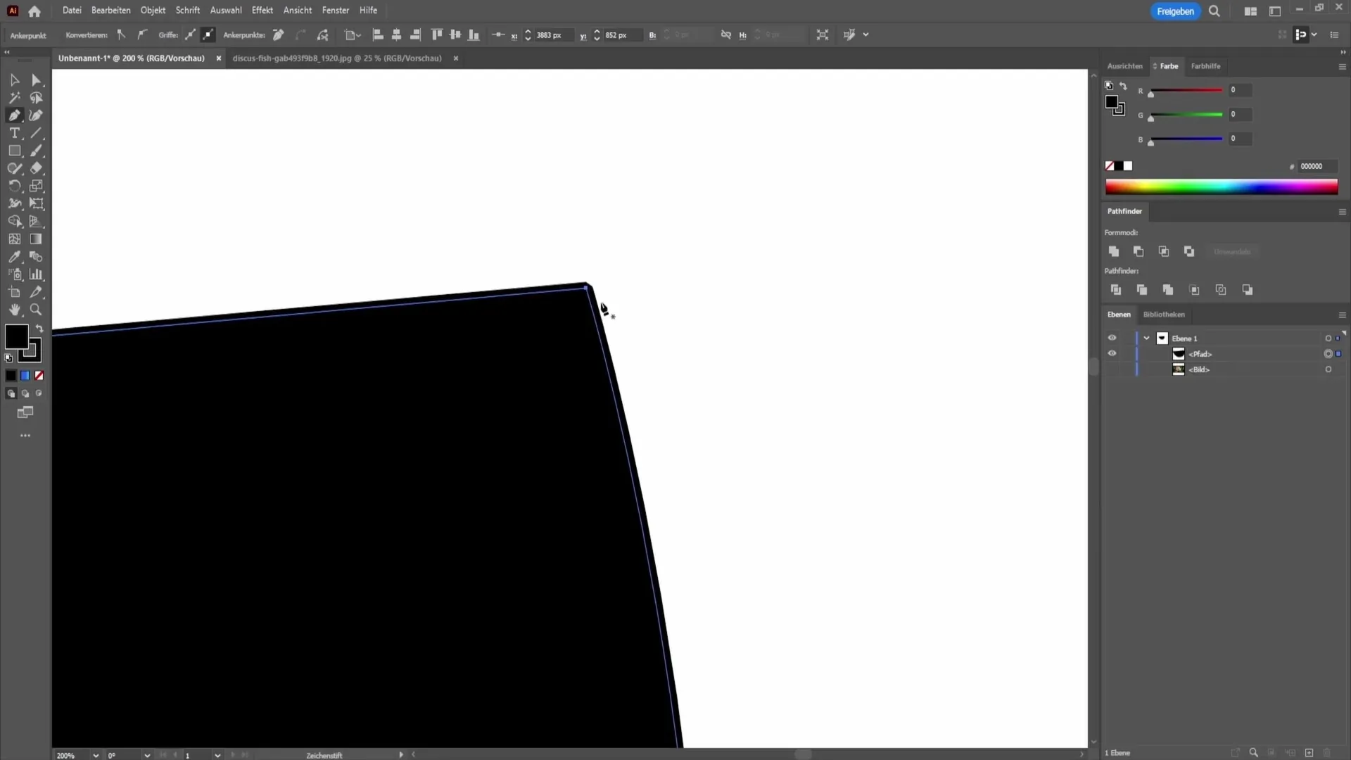 Menggambar profesional dengan alat pena di Adobe Illustrator