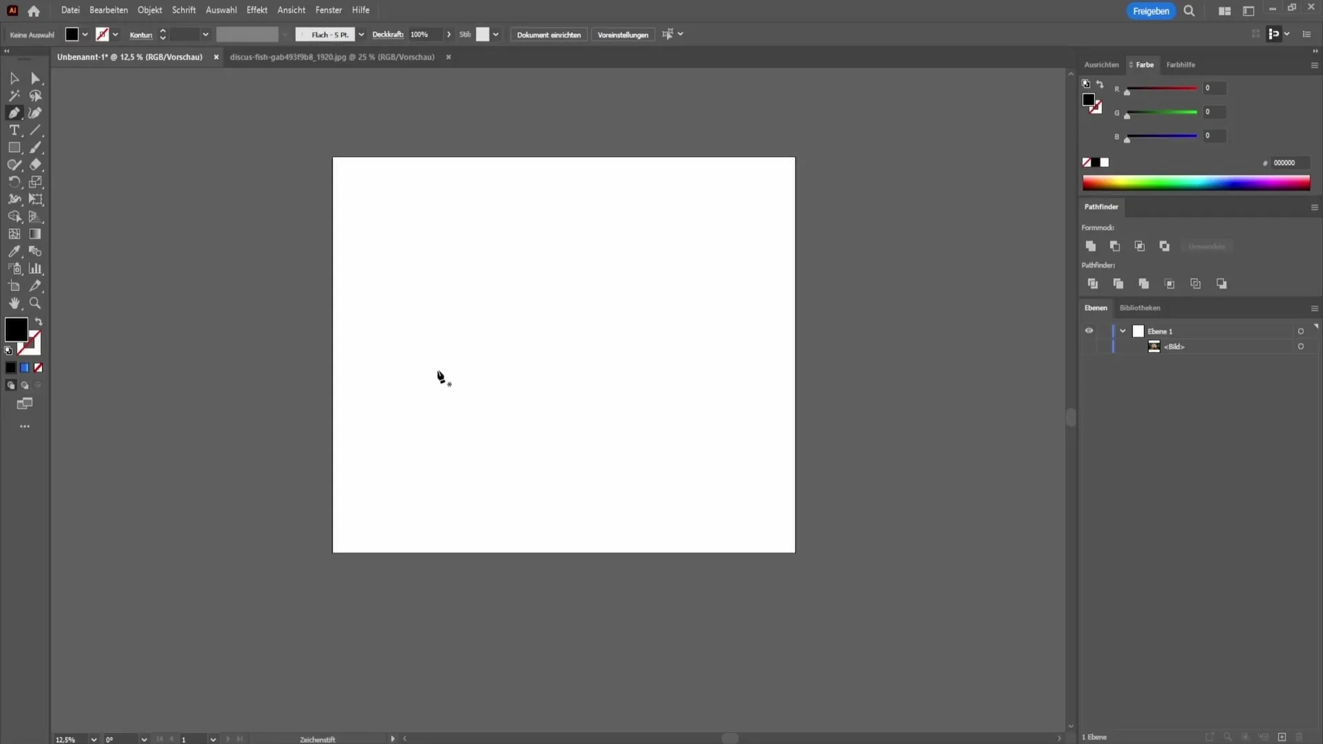 Menggambar profesional menggunakan alat pena di Adobe Illustrator